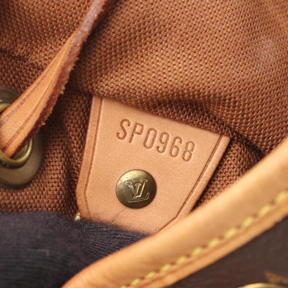 LOUIS VUITTON Brown Monogram Leather Backpack - Picture 6 of 11